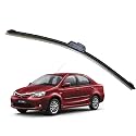KyloXtreme Perfect Fitting Frameless Windshield 100% Scratch Proof Cleaning Water Repellant Silicon Wiper Blades Suitable for ETIOS LIVA D 26,P (Set of 1)