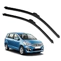 Kylo Perfect Fitting Frameless Windshield 100% Scratch Proof Cleaning Water Repellant Silicon Wiper Blades Suitable for MARUTI SUZUKI ERTIGA OLD (Driver Side - 21", Passenger Side - 14") (Set of 2)