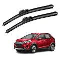 KyloXtreme Perfect Fitting Frameless Windshield 100% Scratch Proof Cleaning Water Repellant Silicon Wiper Blades Suitable for HONDA WRV D 24,P 16 (Set of 2)