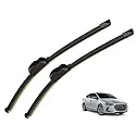 Kylo Perfect Fitting Frameless Windshield 100% Scratch Proof Cleaning Water Repellant Silicon Wiper Blades Suitable for ELANTRA (Set of 2)