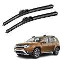 KyloXtreme Perfect Fitting Frameless Windshield 100% Scratch Proof Cleaning Water Repellant Silicon Wiper Blades Suitable for RENAULT DUSTER D 20,P 20 (Set of 2)