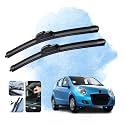 KyloXtreme Perfect Fitting Frameless Windshield 100% Scratch Proof Cleaning Water Repellant Silicon Wiper Blades Suitable for Maruti Suzuki A STAR (Driver Side - 21", Passenger Side - 14") (Set of 2)