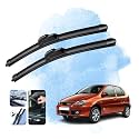 KyloXtreme Perfect Fitting Frameless Windshield 100% Scratch Proof Cleaning Water Repellant Silicon Wiper Blades Suitable for TATA INDICA V2 (Driver Side - 24", Passenger Side - 17") (Set of 2)