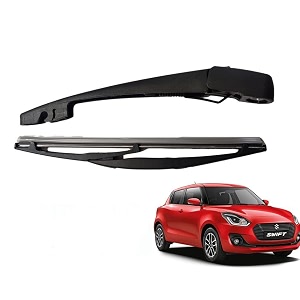kyloxtreme rear windshield wiper arm and blade set kit  dickydiggi arm and blade set  back wiper kit - replacement for swift all models