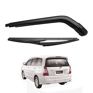 kylo rear windshield wiper arm and blade set kit  dickydiggi wiper arm and blade set  back wiper kit - replacement for innova 1st gen 2005-2016