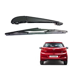 kylo rear wiper arm and blade set suitablr for i-20 elite perfect fitting 100 scratch proof cleaning natural rubber with teflon coating