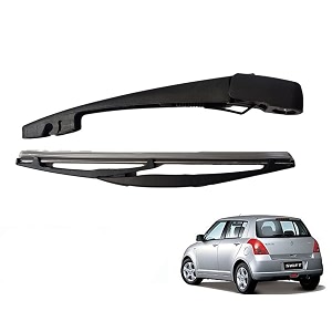 kyloxtreme rear windshield wiper arm and blade set kit  dickydiggi arm and blade set  back wiper kit - replacement for swift all models