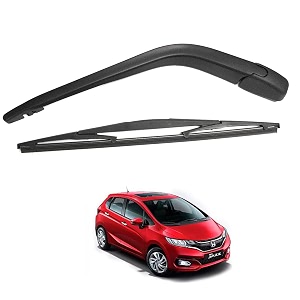 kyloxtreme rear windshield wiper arm and blade set kit  dickydiggi arm and blade set  back wiper kit - replacement for jazz 2nd gen 2015-2023