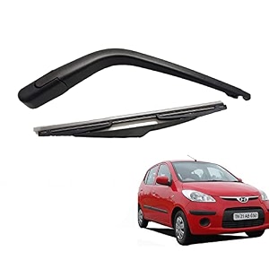 kylo rear windshield wiper arm and blade set kit  dickydiggi wiper arm and blade set  back wiper kit - replacement for i-10 1st gen 2007-2014