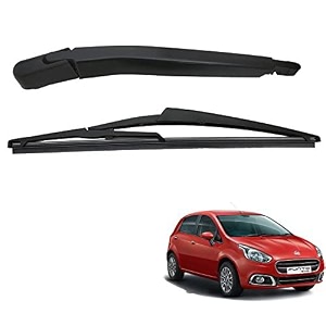 kyloxtreme rear windshield wiper arm and blade set kit  dickydiggi arm and blade set  back wiper kit - replacement for punto
