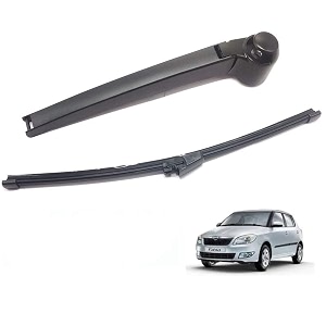 kyloxtreme rear windshield wiper arm and blade set kit  dickydiggi arm and blade set  back wiper kit - replacement for fabia