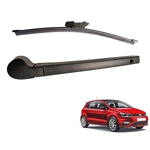kyloxtreme rear windshield wiper arm and blade set kit  dickydiggi arm and blade set  back wiper kit - replacement for polo