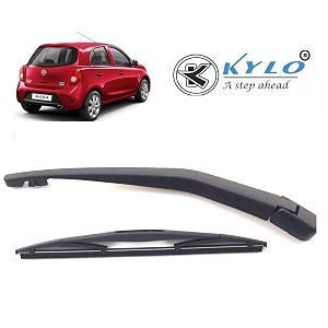 kyloxtreme rear windshield wiper arm and blade set kit  dickydiggi arm and blade set  back wiper kit - replacement for micra