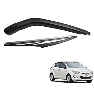 kyloxtreme rear windshield wiper arm and blade set kit  dickydiggi arm and blade set  back wiper kit - replacement for i-20 1st gen 2008-2014