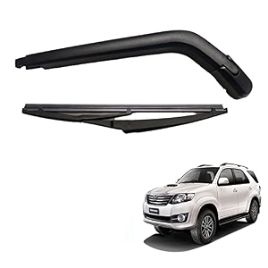 kylo rear wiper arm and blade set suitable for hyundai creta perfect fitting 100 scratch proof cleaning natural rubber with teflon coating fortuner