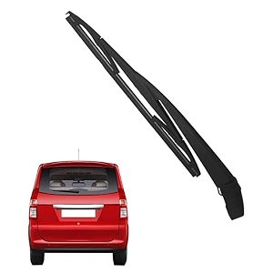 kyloxtreme rear windshield wiper arm and blade set kit  dickydiggi arm and blade set  back wiper kit - replacement for chevrolet enjoy