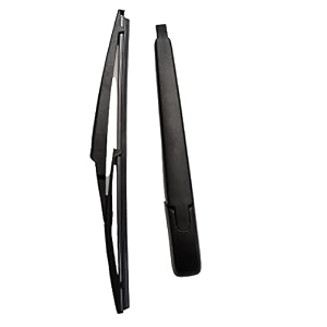 kyloxtreme rear windshield wiper arm and blade set kit  dickydiggi arm and blade set  back wiper kit - replacement for baleno 1st gen 2015-2022
