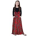 KYMIDY Girls Buffalo Check Plaid Long Sleeve