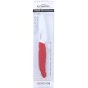 Kyocera Advanced Ceramic Revolution Series 3-inch Paring Knife, Red Handle, White Blade