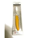 Kyocera Advanced Ceramic Revolution Series 3-inch Paring Knife, Yellow Handle, White Blade
