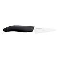 Kyocera Advanced Ceramic Revolution Series 3-inch Paring Knife, Black Handle, White Blade