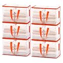 KYODOLED 6-Pack Clear Moving Bags Heavy Duty Extra Large, Storage Totes