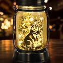 kyoryuger Alaskan Malamute Gifts for Women/Men, Pet Solar Lanterns Alaskan Malamute Dog Lover Lantern Pet Loss Dog Memorial Lights Solar Garden Decoration for Yard,Patio,Torches Lights Home Decor