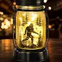 kyoryuger Bigfoot Gifts for Women/Men Bigfoot Solar Lanterns Mom Grandma Birthday Present Lantern Memorial Lights Solar Garden Decoration Outside for Yard, Patio,Backyard,Porch Torches