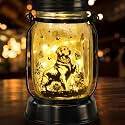 kyoryuger Golden Retriever Gifts for Women/Men Golden Retriever Solar Lanterns Dog Mom Birthday Dog Lover Lantern Pet Memorial Solar Garden Decor for Yard, Patio,Torches, Gifts for Mom
