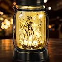 kyoryuger Greyhound Gifts for Women/Men Greyhound Solar Lanterns Mom Birthday Speedster Dog Lovers Lantern Pet loss Animal Dog Memorial Lights Solar Garden Decor for Yard, Patio,Backyard,Porch Torches