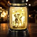 kyoryuger Jack Russell Terrier Gifts for Women/Men Jack Russell Terrier Solar Lanterns Mom Birthday Dog Lovers Lantern Pet Loss Pet Memorial Lights Solar Garden Decor Yard, Patio,Backyard,Porch Torch