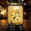 kyoryuger Shiba Inu Gifts for Women/Men Shiba Inu Solar Lanterns Mom Birthday Shibe Dog Lovers Lantern Pet Loss Animal Doge Memorial Lights Solar Garden Decor for Yard, Patio,Backyard,Porch Torches