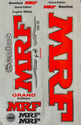 Kyrios MRF Cricket Bat Sticker Embossed self adhesive tape Bat Sticker