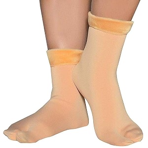 kyron fashions womens thumb cut velvet socks very hot fleece velour material