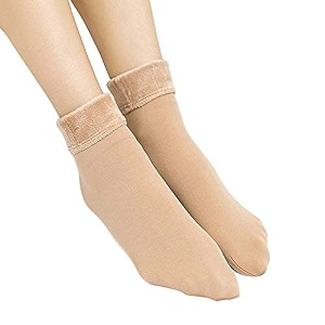 kyron fashions womens thumb cut velvet socks very hot fleece velour material