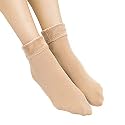 Kyron Fashions WOMENS THUMB CUT VELVET SOCKS, VERY HOT FLEECE VELOUR MATERIAL