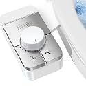 Bidet Attachment for Toilet Ultra-Slim Bidets for Existing Toilets, Non-Electric Bidet Toilet Seat Self-Cleaning Retractable Nozzles Badays for Toilets, Quick & Easy Installation Bedets