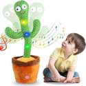 KZED Kids Dancing Talking Cactus Toys for Baby Boys and Girls, 120 Songs for Baby (Green)