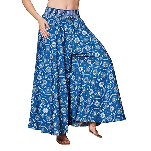 KZULLY Palazzo for Women Solid
