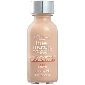 l39oreal paris true match super-blendable liquid natural all skin makeup soft ivory 1-fluid ounce 2 ea