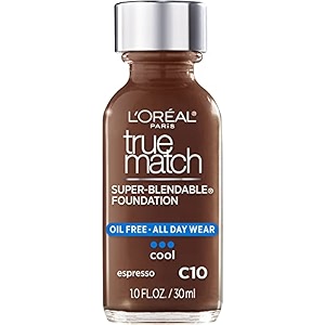 l39oral professionnel true match super-blendable makeup espresso 1 fl oz cream