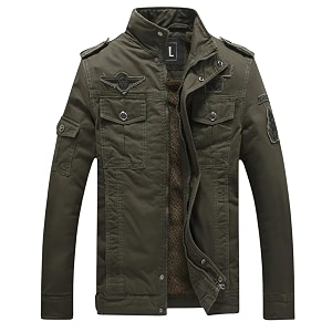LMONTE Imported Casual Cotton Fur Winter Jacket