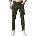 L39MONTE Imported Multi Pockets Cotton Cargo Skinny