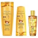 L'Oreal Paris Extraordinary Oil 3 -step Nourishing kit - Shampoo For Dry & Dull Hair (340ml) + Conditioner (180ml) + Hair Serum (30ml)