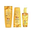 L'Oreal Paris Extraordinary Oil 3 -step Nourishing kit - Shampoo For Dry &amp; Dull Hair (340ml) + Conditioner (180ml) + Hair Serum (100ml)
