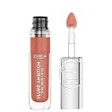 L'Oreal Paris Plump Ambition Hyaluron Lip Oil, 24 HR Lip Gloss with Hyaluronic Acid, Volumizing Formula with Glass-Like Shine, Latte Glace 641, 0.16 Fl Oz