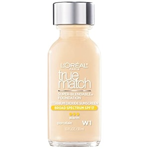 l39oreal paris true match super-blendable natural liquid foundation porcelain 1 fl oz