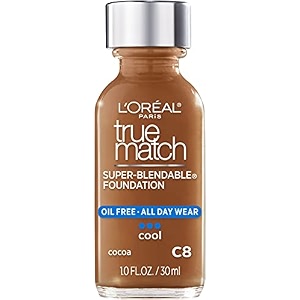l39oreal paris true match super-blendable makeup oil natural cocoa 1 fl oz