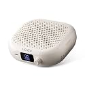 L'UGX Rechargeable Nail Dust Collector Profesional – Compact Dust Collector Nail Tech with Strong Suction, 10-Speed Turbo Fan, LED Display Nail Dust Cleaner for Home & Salon Use - Stardust Beige