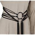 L'VOW Viking Troll Cross Belt Women Extra Long Rope Belt
